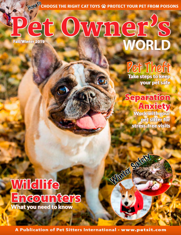 Pet Owner's World Magazine Fall/Winter 2019 issue cover