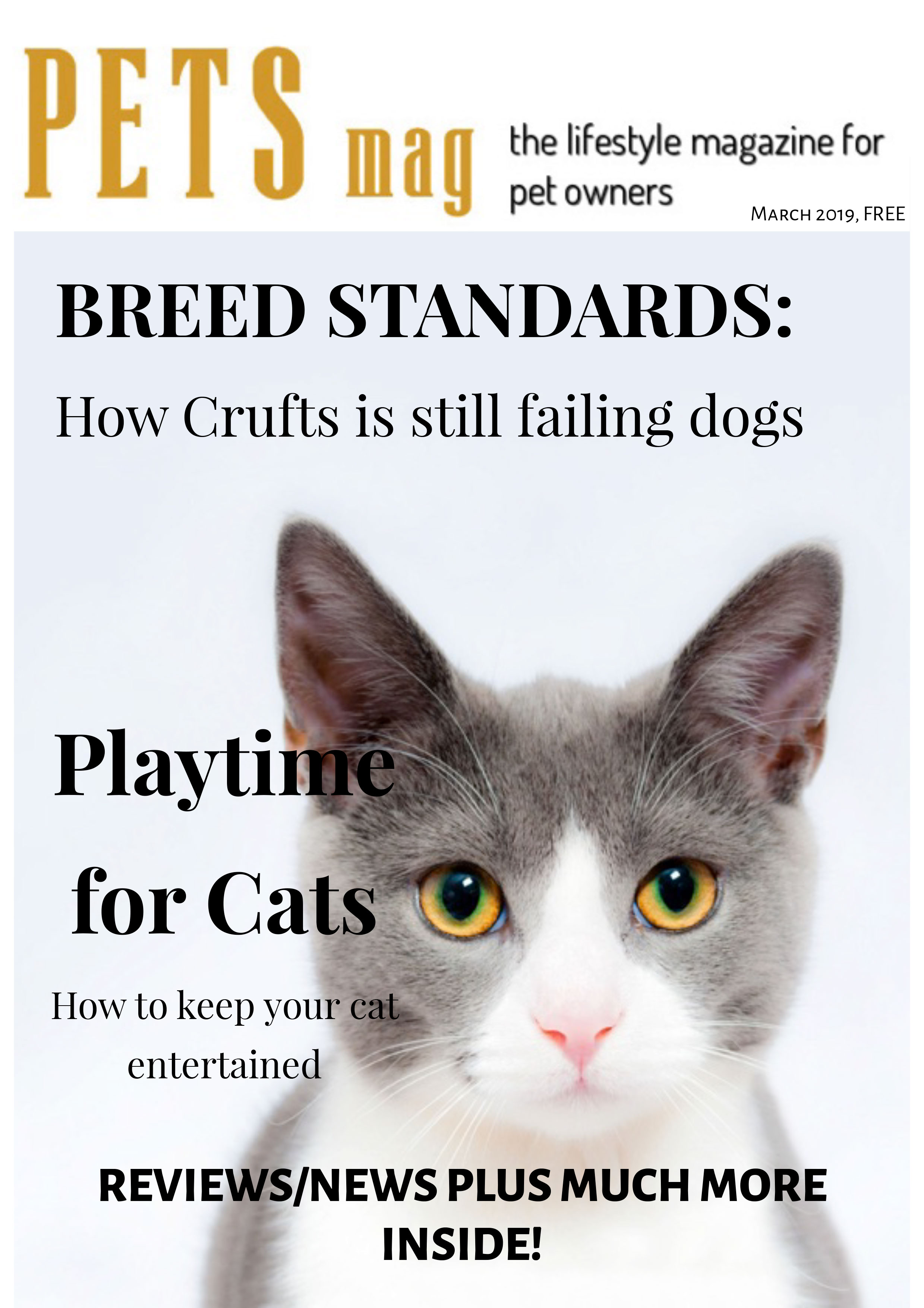 Pets mag march 2019 issue cover