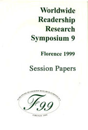 Worldwide Readership Research Symposium 9 Florence 1999 Session Papers